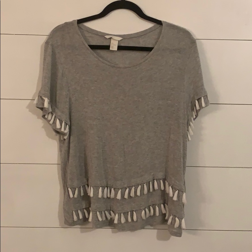 H&M tassel shirt